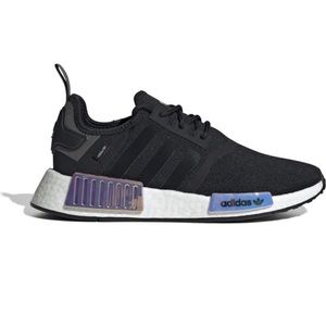 Adidas NMD R1 Sneaker in color core black/magic mauve size women’s 9. NWOT